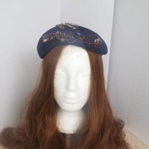 blue beaded band headpiece