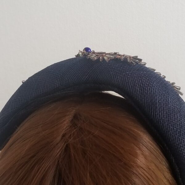 blue headband reverse side