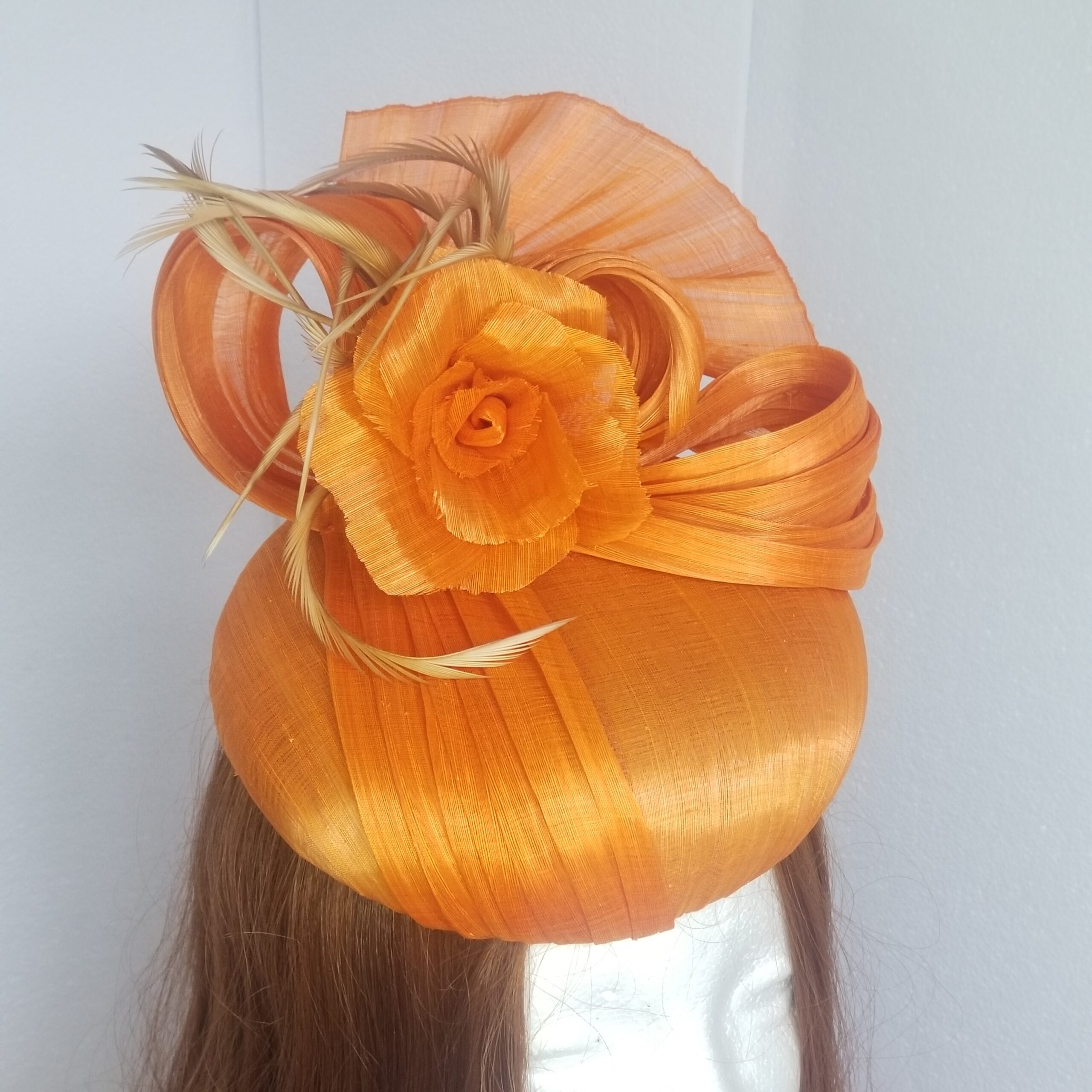 orange silk hat closer