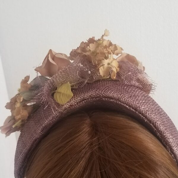 dusky pastel floral head band