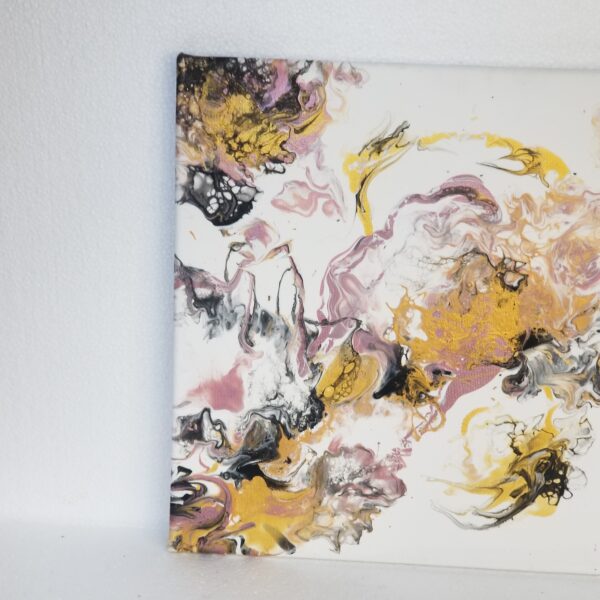 acrylic pour left side