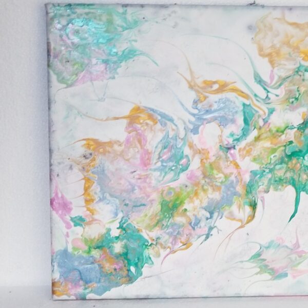 acrylic pour picture 2 left side