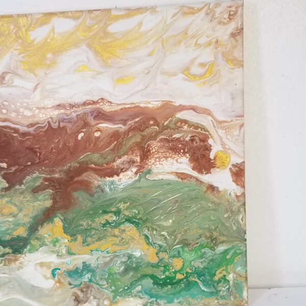 acrylic pour picture 3 right side