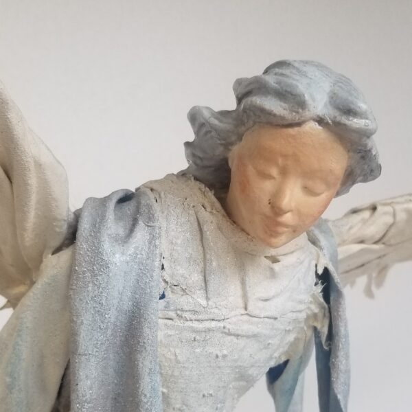 flying angel close up