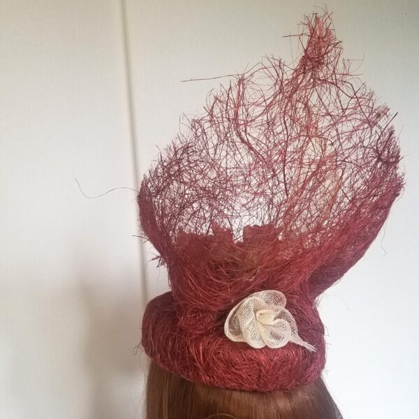 aubergine tangletuft hat reverse