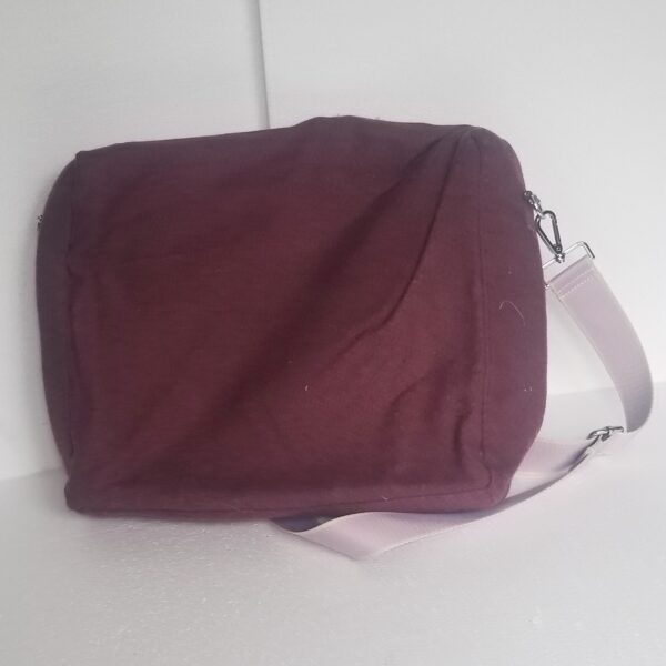 Large Mauve Soft Shoulder Bag 1 - Image 2