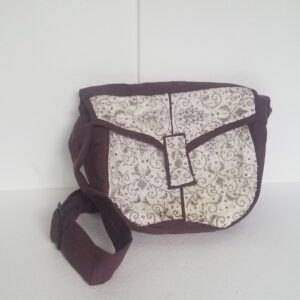 Large Mauve Soft Shoulder Bag 2
