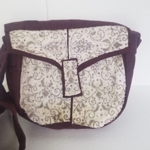 Large Mauve Soft Shoulder Bag 2 - Image 2