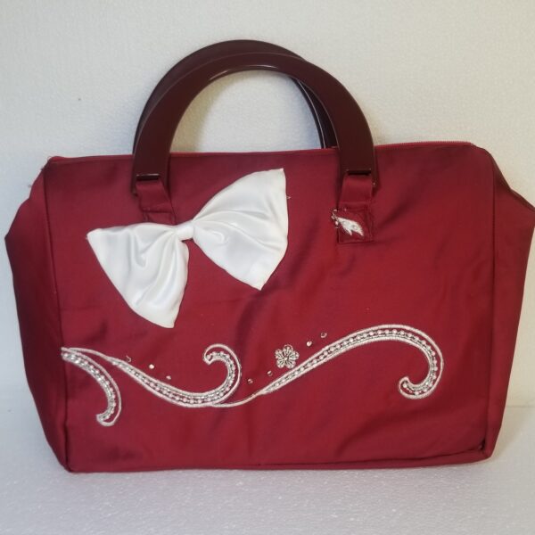 Large Red Handbag - Image 2