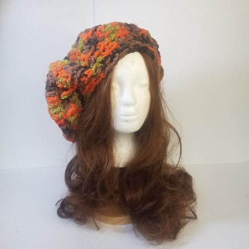 slouchy beret style hat