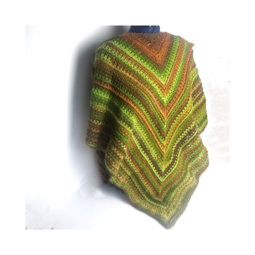 heavy green shawl
