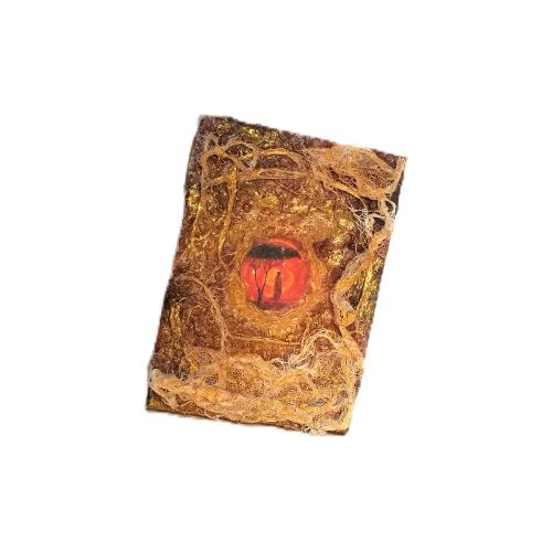 African mixed media canvas