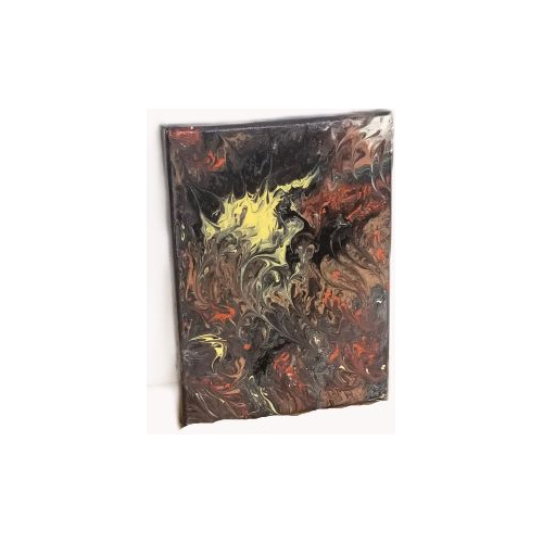 dark acrylic pour small