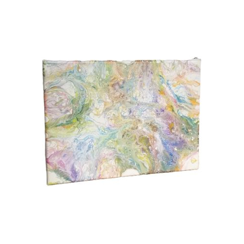 Pastel multi colour acrylic pour