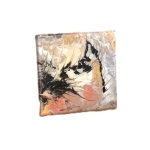 butterfly wing acrylic pour
