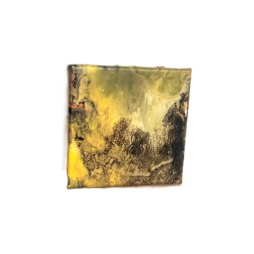walk through the forest acrylic pour