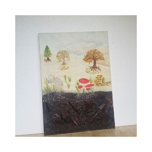 autumn mixed media