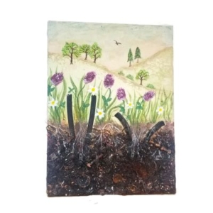 spring mixed media