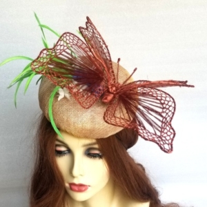 Butterfly button hat