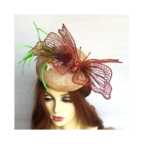 Butterfly button hat
