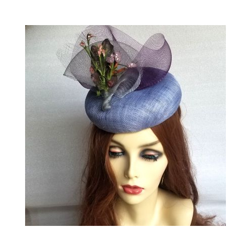 lilac button hat