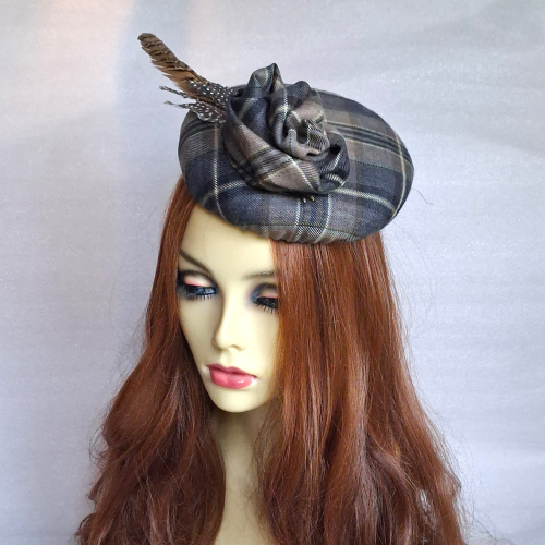 Lightweight Wool Fabric Button Hat